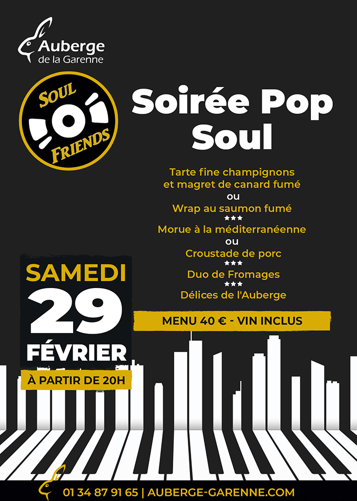 Soul Friends - Soirée Pop Soul