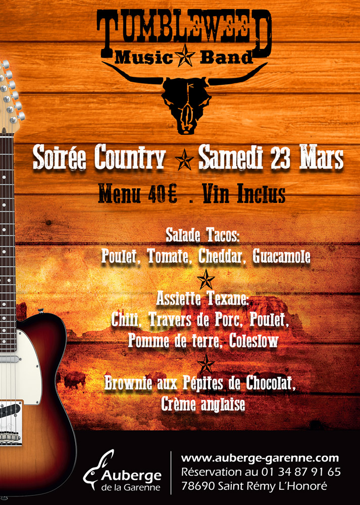 Tumbleweed Music Band - Soirée Country Rock