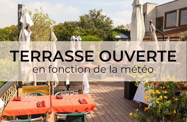 Terrasse ouverte en fonction de la météo